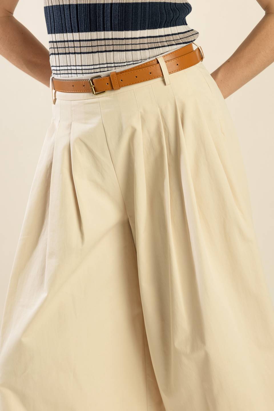 DRIFTING CURRENTS WOVEN CULOTTE PANTS Flying Tomato